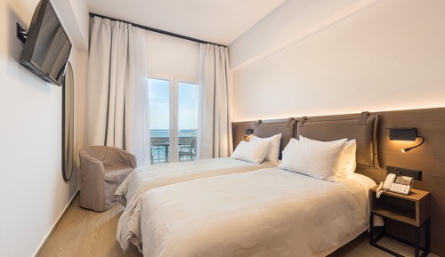 Habitación doble, vistas al mar