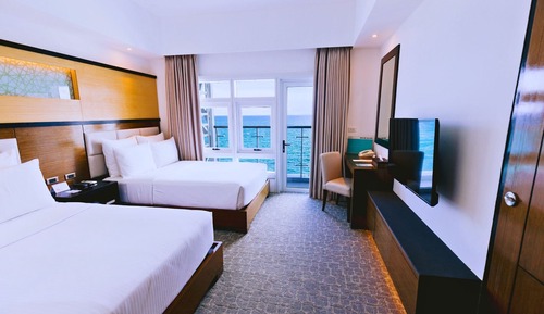 Habitación doble, vistas al mar
