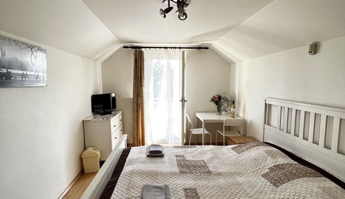 Habitación doble, 1 cama de matrimonio, balcón