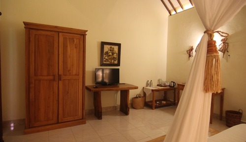 Habitación Deluxe doble, 1 cama de matrimonio grande, patio, en la zona del jardín