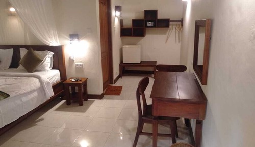 Habitación Premium doble, 1 cama de matrimonio grande, en la zona del jardín