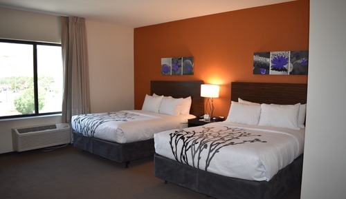 Habitación estándar, 2 camas de matrimonio, no fumadores