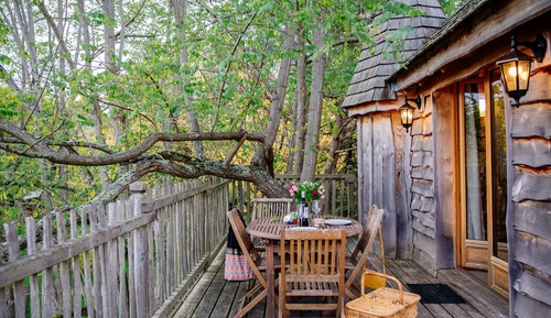 Casa en un árbol, varias camas, no fumadores (Château dans les arbres)