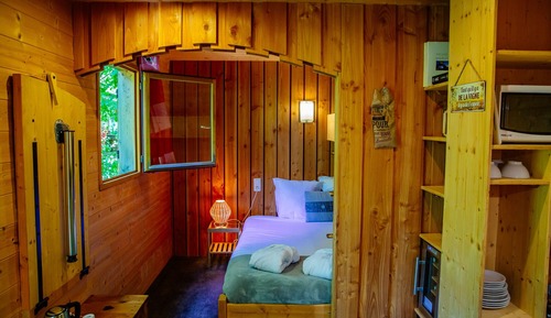 Cabaña, varias camas, no fumadores (Oenolodge avec spa)