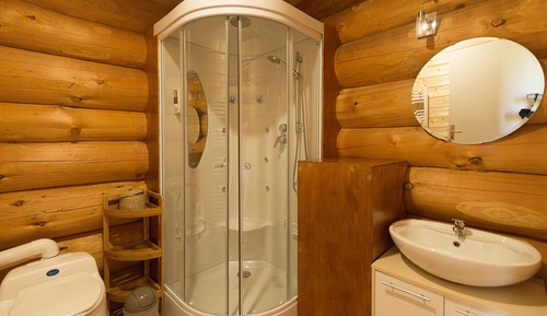 Cabaña, varias camas, no fumadores (Cabane de Trappeur avec spa)
