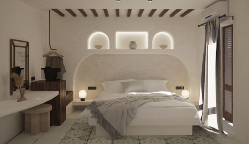 Habitación con 1 cama doble o 2 individuales