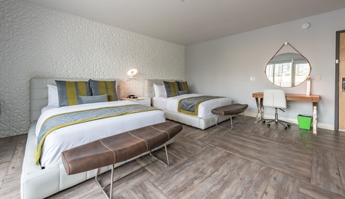 Habitación Deluxe, 2 camas de matrimonio, balcón
