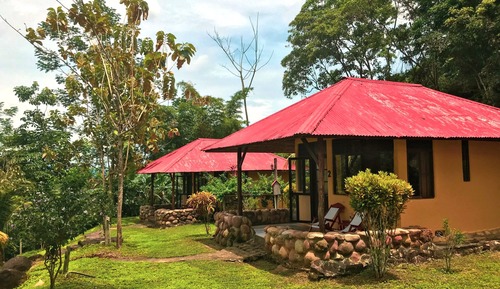Bungalow superior, 1 cama doble, vistas a la montaña