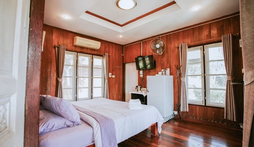 Casa de campo estándar, 1 cama de matrimonio, no fumadores, en la zona del jardín