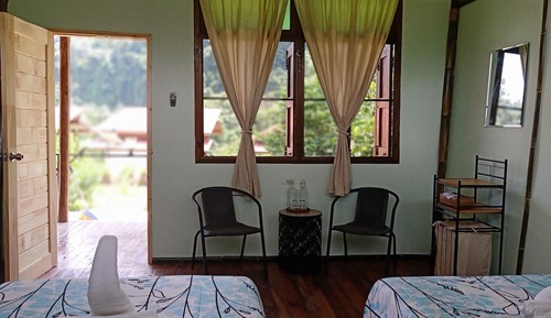 Habitación tradicional con 2 camas individuales (Bamboo House)