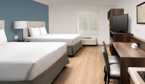 Habitación, 2 camas de matrimonio, accesible para personas con discapacidad, no fumadores