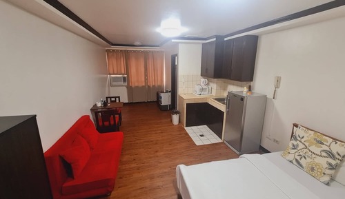Estudio, 1 cama de matrimonio, vistas a la ciudad