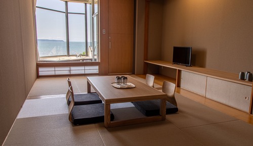 Habitación de estilo japonés, no fumadores (Beachfront Bath)