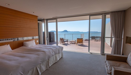 Habitación Deluxe con 2 camas individuales, no fumadores (Beachfront Bath, ONCRI)