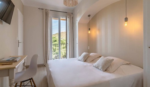 Habitación Confort doble, vistas al mar (Confort 2ème étage, balcon)