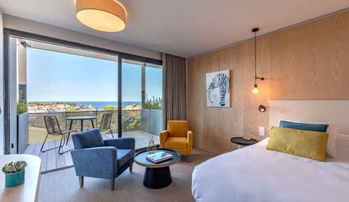 Habitación Deluxe, balcón, mirando al mar