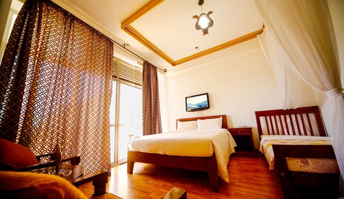 Habitación familiar, vistas al lago