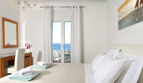 Habitación básica doble, vistas al mar