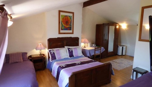 Habitación cuádruple estándar, 1 habitación, no fumadores, vistas al jardín