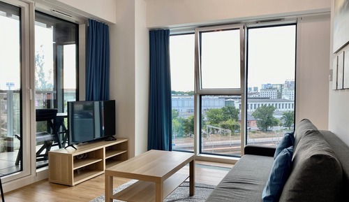 Suite estudio familiar, 1 cama de matrimonio con sofá cama