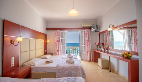 Habitación triple estándar, vistas al mar