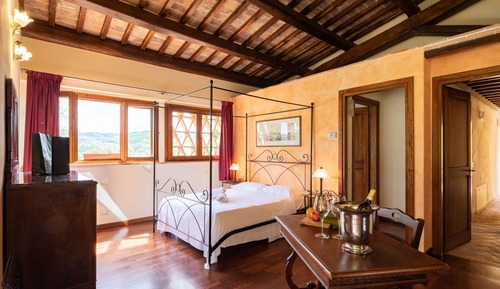 Habitación doble superior, 1 cama de matrimonio, baño privado, en la zona del jardín