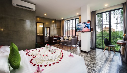 Suite estudio junior, balcón