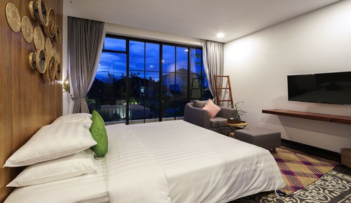 Habitación estándar doble, 1 cama de matrimonio