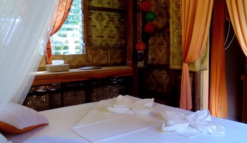 Bungalow estándar, 1 cama de matrimonio, no fumadores, vistas al jardín