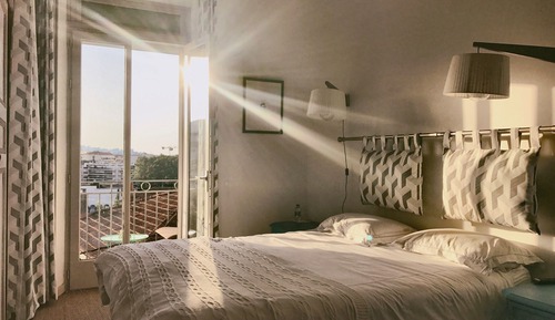 Habitación doble, 1 cama de matrimonio, balcón