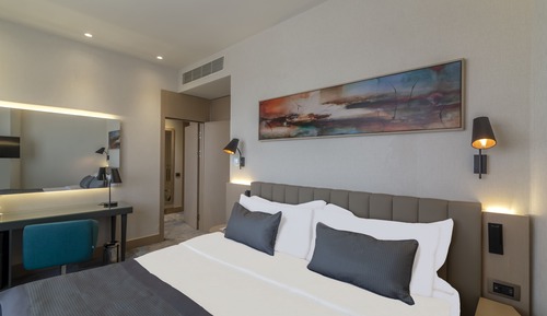 Habitación estándar, 1 cama de matrimonio grande, vistas a la ciudad