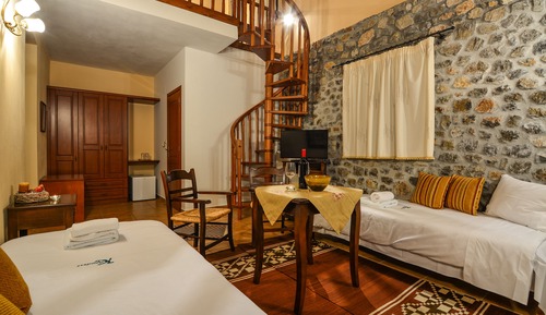 Suite, varias camas, vistas a la montaña