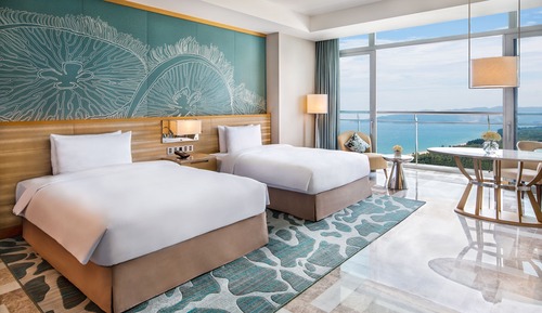 Habitación Club, 2 camas de matrimonio, vistas al mar (Imperial)