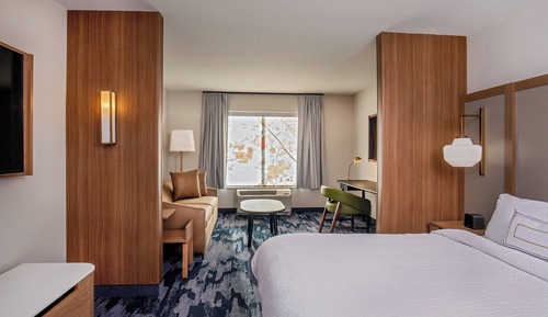 Suite, 1 cama de matrimonio grande con sofá cama