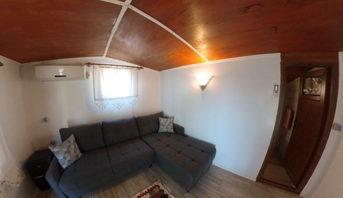 Bungalow familiar, 1 cama de matrimonio con sofá cama, vistas al jardín