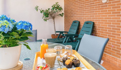 Suite junior, terraza
