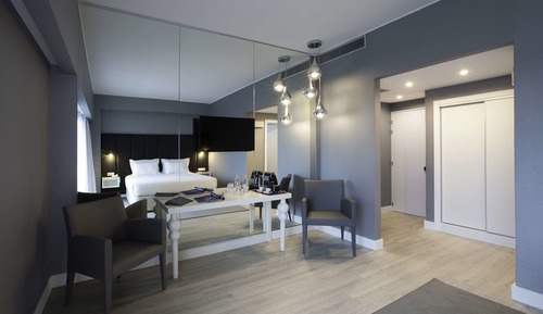 Habitación familiar, vistas a la ciudad