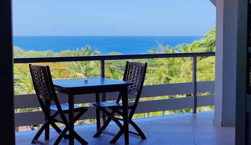 Estudio Elite, cocina básica, vistas al mar