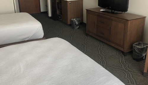 Habitación estándar, 2 camas de matrimonio, no fumadores, microondas