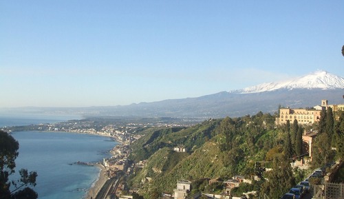 Suite exclusiva, bañera, vistas al mar (Sea and Etna view)