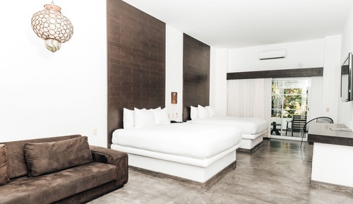 Habitación estándar, 2 camas de matrimonio