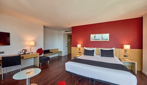 Habitación panorámica, 1 cama de matrimonio grande, vistas a la ciudad