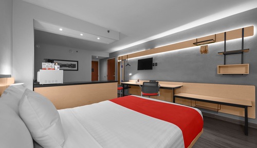 Suite, 1 cama de matrimonio con sofá cama