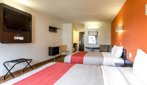 Habitación estándar, 2 camas de matrimonio, accesible para personas con discapacidad, no fumadores
