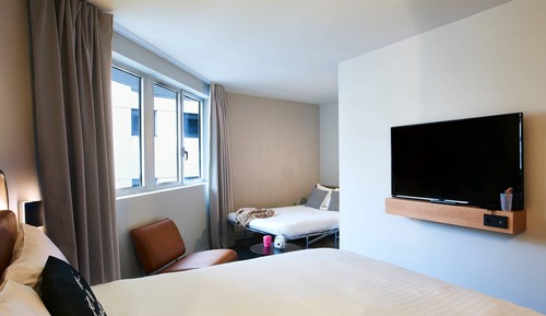 Habitación familiar, 1 cama de matrimonio con sofá cama