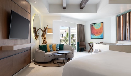 Suite junior, 1 cama de matrimonio grande, frente al mar