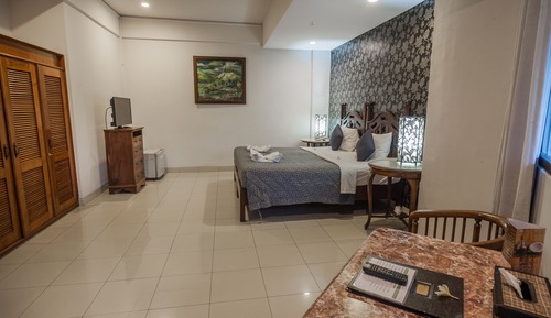 Habitación superior, vistas al jardín