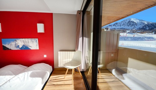 Estudio clásico, balcón