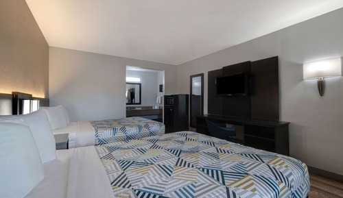 Habitación Deluxe, 2 camas de matrimonio, fumadores, frigorífico y microondas
