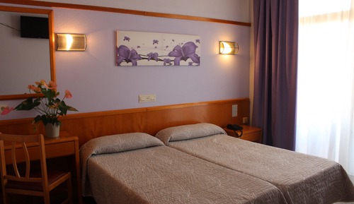 Habitación estándar con 1 cama doble o 2 individuales, balcón